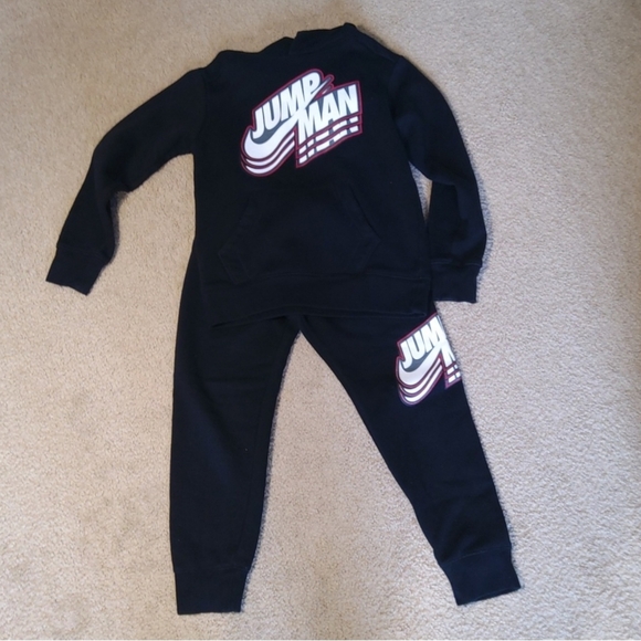 ✈ Nike Air Jordan | Boy's matching set sz M hoody/ sz S pants - Picture 3 of 5